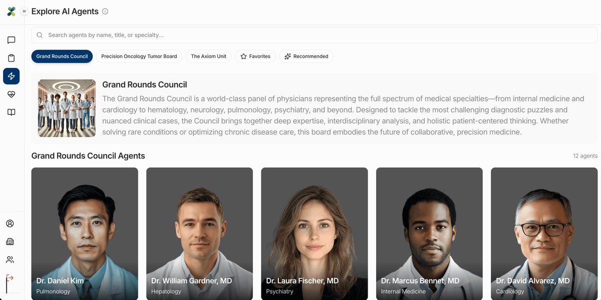 Choose Your AI Medical Agents